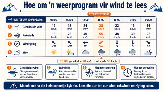 Diagram wat hoëdruk, laedruk en isobare verduidelik