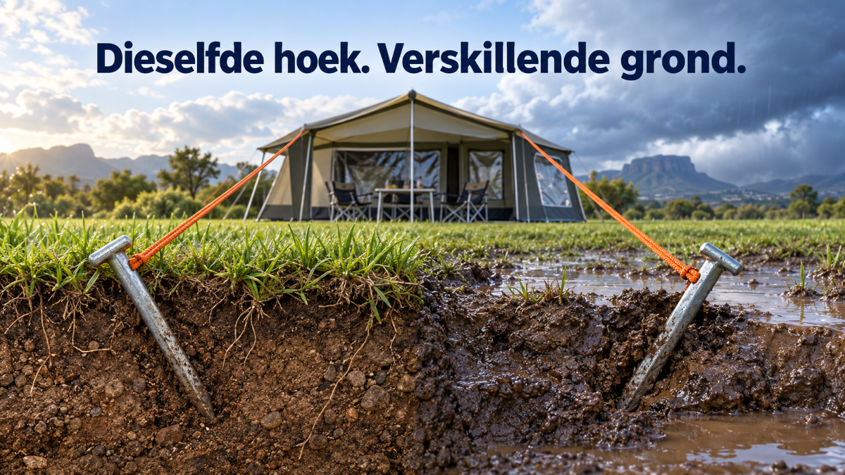 Hoe slaan ek 'n tentpen in